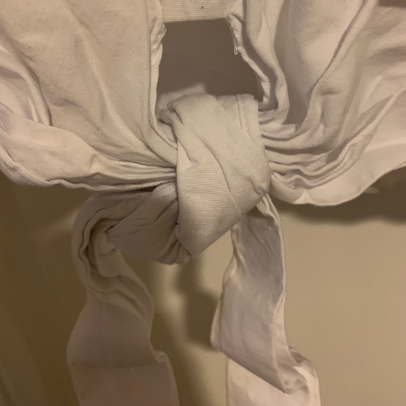 White tie front blouse - Picture 2 of 4